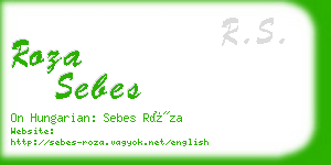 roza sebes business card